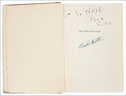 Babe Ruth Signed "The Babe Ruth Story" Book - First Edition (PSA/DNA Mint 9 Signature)